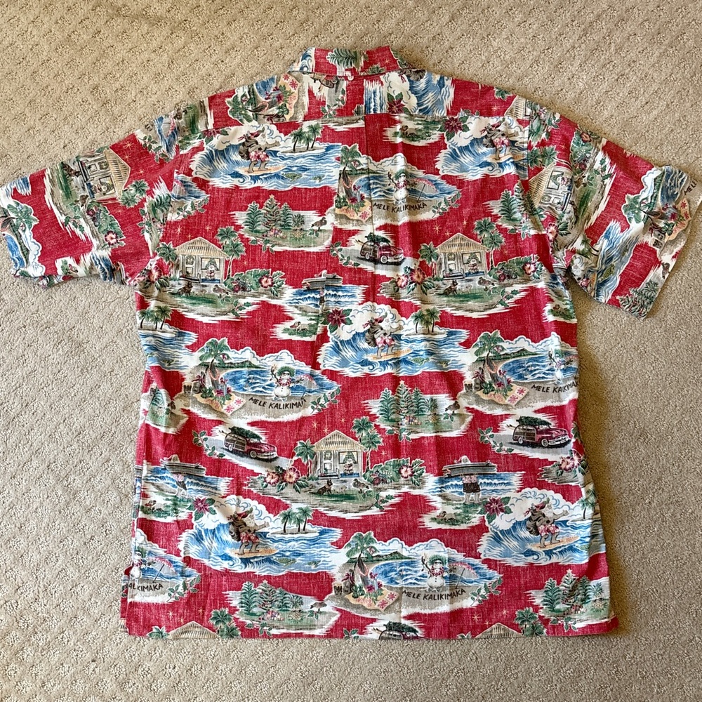 Limited Issue Reyn Spooner Christmas Aloha Shirt - Picture 2 of 7